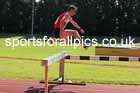 Mens 3000 metres steeplechase, 2024 NE Masters Track and Field Champs., Monkton Stadium, Jarrow.  Photo: David T. Hewitson/Sports for All Pics